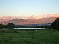 Sonnenuntergang in Paarl